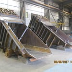 Mining Project - Structural Steel Fabrication of K3 Expansion Loading Pocket Flasks, Discharge Chutes and Diverter Gate-9889