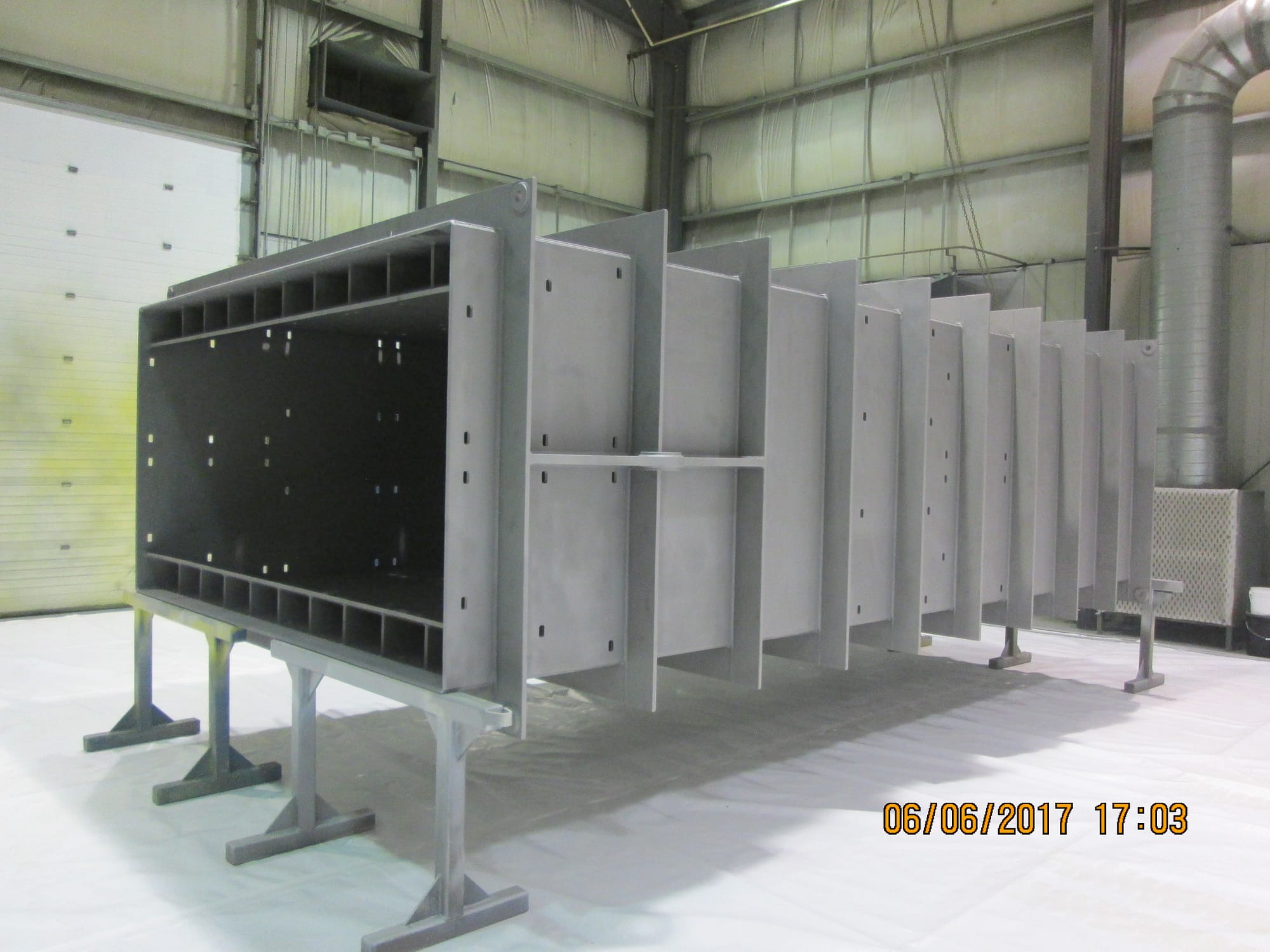 Mining Project - Structural Steel Fabrication of K3 Expansion Loading Pocket Flasks, Discharge Chutes and Diverter Gate