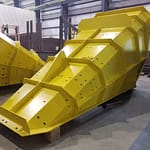 Mining Project - Structural Steel Fabrication of K3 Expansion Loading Pocket Flasks, Discharge Chutes and Diverter Gate-9886