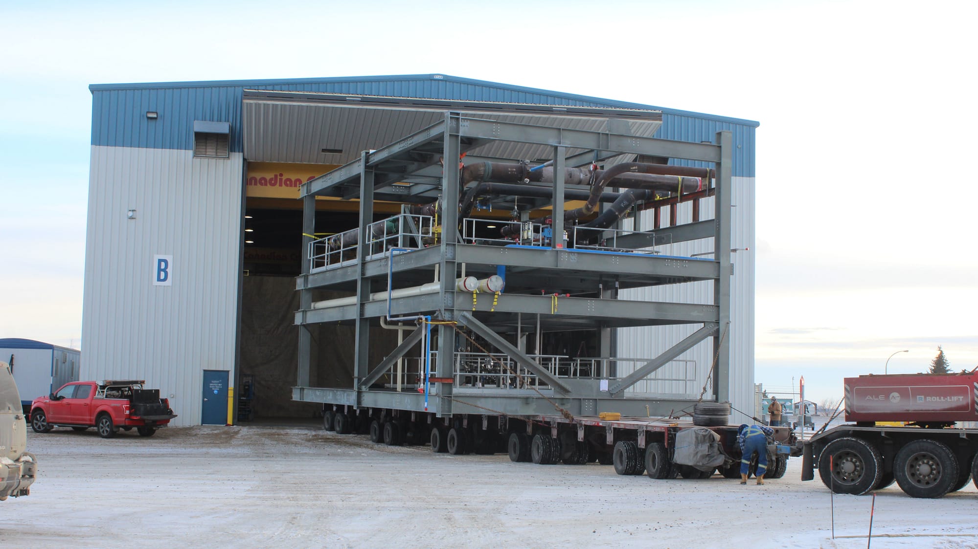HRSG & STG Pipe Rack Modules for the SaskPower Chinook Power Station, Power Generation, Modules, Carbon Steel